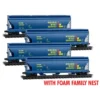 Micro-Trains Line 99300199 - Golden West 3-bay Covered Hopper 4-pack Golden West Service (GVSR) 528001, 528005, 530043, 538000 - N Scale 1 Micro-Trains Line 99300199 - Golden West 3-bay Covered Hopper 4-pack Golden West Service (GVSR) 528001, 528005, 530043, 538000 - N Scale -Model Train Hub 03f58bf2mtl99300199 76019.1679509046