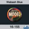 Badger MODELflex Paint - 16-155 Wabash Blue -Model Train Hub 16 155 74617.1671410832