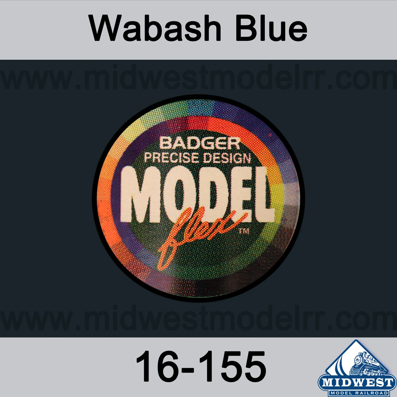 Badger MODELflex Paint - 16-155 Wabash Blue 3 Badger MODELflex Paint - 16-155 Wabash Blue