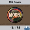 Badger MODELflex Paint - 16-175 Rail Brown -Model Train Hub 16 175 03797.1671410835