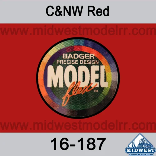 Badger MODELflex Paint - 16-187 C&NW Red