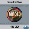 Badger MODELflex Paint - 16-32 Santa Fe Silver 2 Badger MODELflex Paint - 16-32 Santa Fe Silver -Model Train Hub 16 32 29005.1671410838