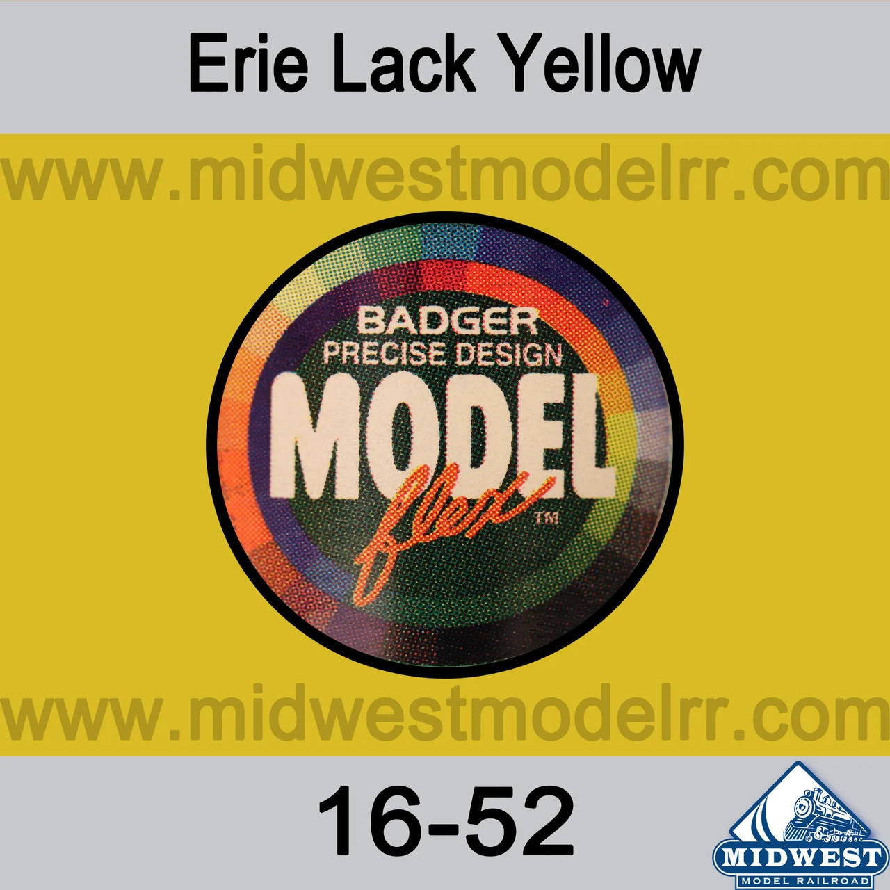 Badger MODELflex Paint - 16-52 Eric Lack Yellow 3 Badger MODELflex Paint - 16-52 Eric Lack Yellow