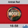 Badger MODELflex Paint - 16-58 Amtrak Red -Model Train Hub 16 58 61188.1671410841