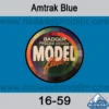 Badger MODELflex Paint - 16-59 Amtrak Blue -Model Train Hub 16 59 89553.1671410841