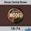 Badger MODELflex Paint - 16-74 Illinois Central Brown