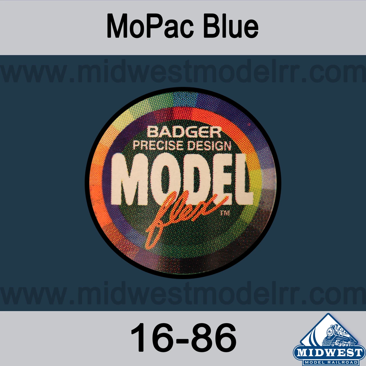 Badger MODELflex Paint - 16-86 MoPac Blue 3 Badger MODELflex Paint - 16-86 MoPac Blue