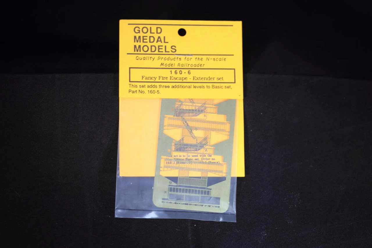 Gold Medal Models 160-6 - Fancy Fire Escape Extender - N Scale 3 Gold Medal Models 160-6 - Fancy Fire Escape Extender - N Scale