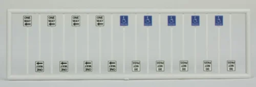 Tichy Train Group 2609 - Miscellaneous Road Signs 18 Pcs - N Scale