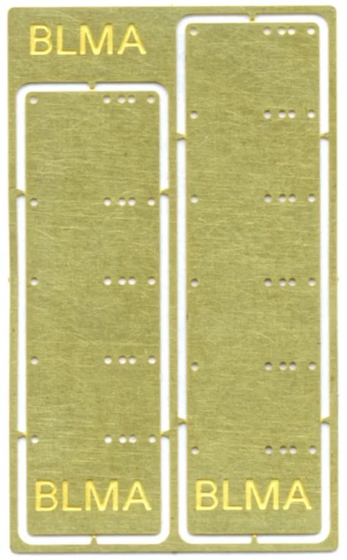 BLMA #4500 - Grab Iron Drill Templates - HO