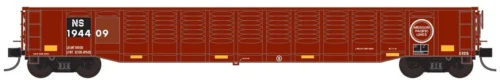 Trainworx 25213-02 - 52’6″ Corrugated Gondola Norfolk Southern (NS) 194409 - N Scale