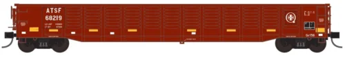 Trainworx 25225-14 - 52’6″ Corrugated Gondola Atchison, Topeka And Santa Fe (ATSF) 68219 - N Scale