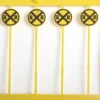 Tichy Train Group 8176 - Modern Crossing Signs 20 Pcs - HO Scale -Model Train Hub 8176 77967.1645224185