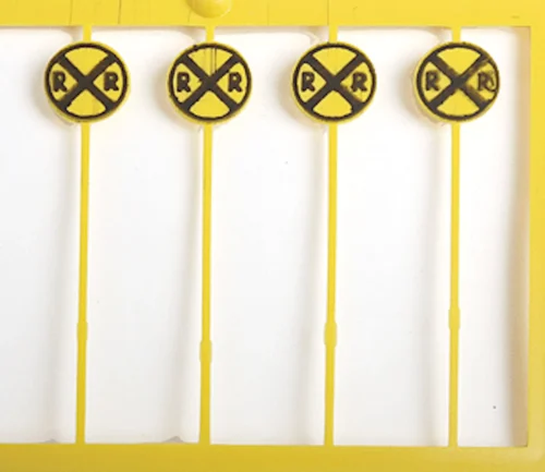 Tichy Train Group 8176 - Modern Crossing Signs 20 Pcs - HO Scale