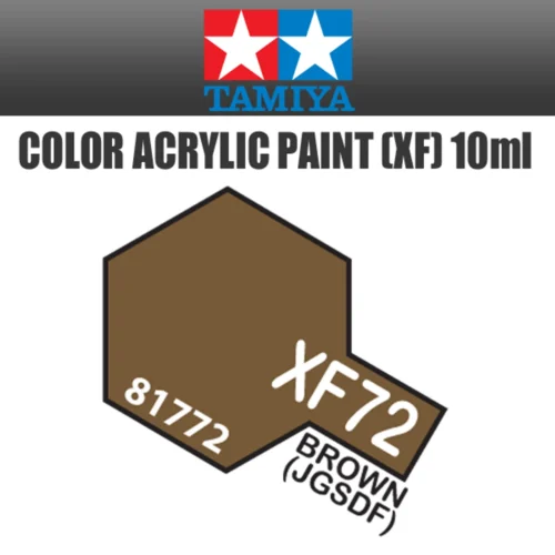 Tamiya 81772 - Acrylic Mini XF-72 Brown (JGSDF) - 10ml Bottle