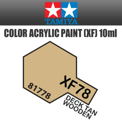 Tamiya 81778 - Acrylic Mini XF-78 Deck Tan Wood - 10ml Bottle