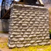 Chooch Enterprises #8431 - Cut Stone Rectangular Bridge Pier - HO Scale -Model Train Hub 84311 77961.1671410933