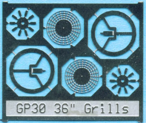 BLMA #87 - 36" Fan Grill W/ Center Plate - N Scale