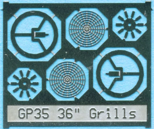 BLMA #88 - 36" Fan Grill W/o Center Plate - N Scale
