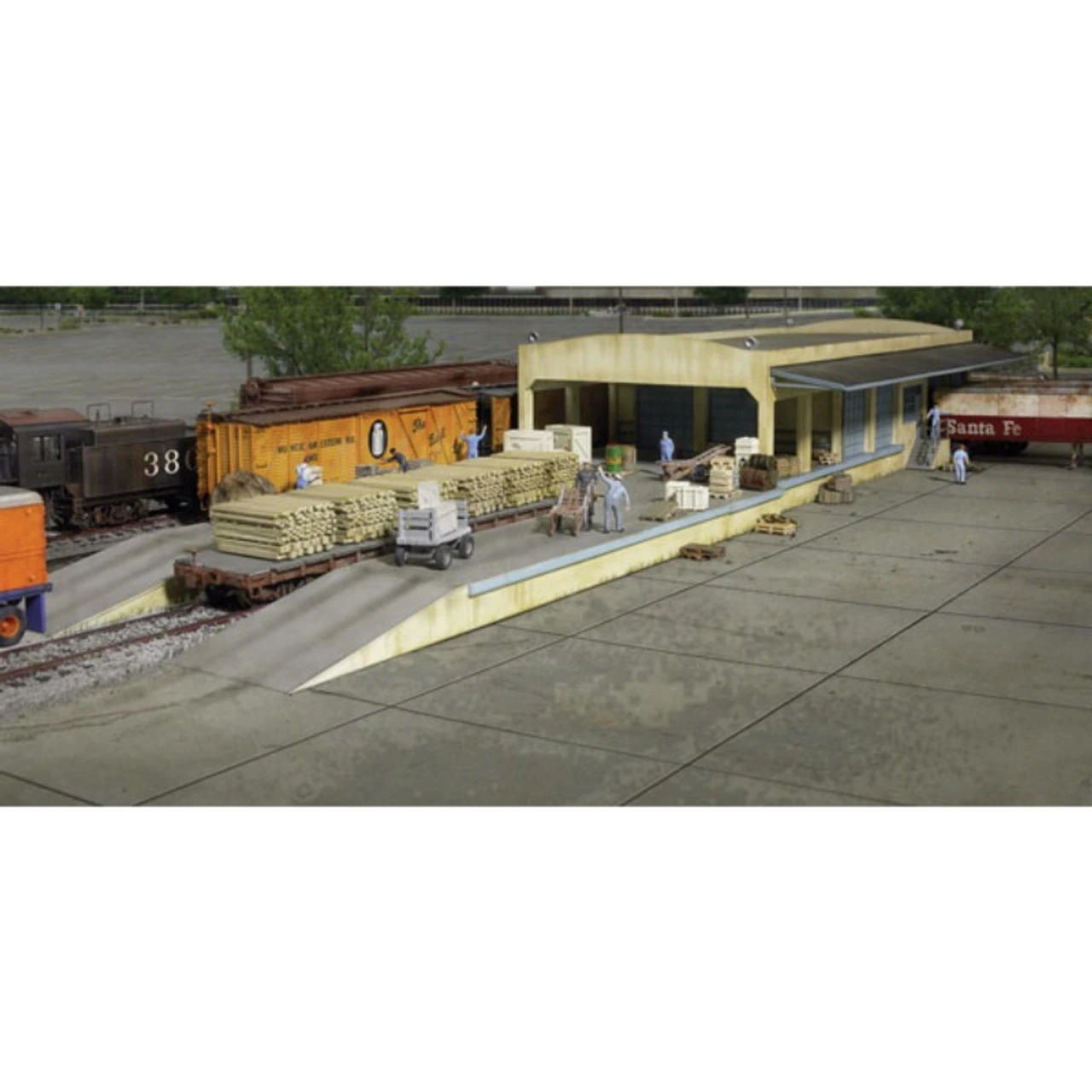 Walthers Cornerstone 933-2918 - Open Air Transload Bldg - HO Scale 3 Walthers Cornerstone 933-2918 - Open Air Transload Bldg - HO Scale