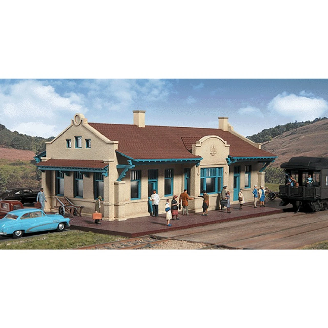Walthers Cornerstone 933-2920 - Mission Style Depot - HO Scale 3 Walthers Cornerstone 933-2920 - Mission Style Depot - HO Scale