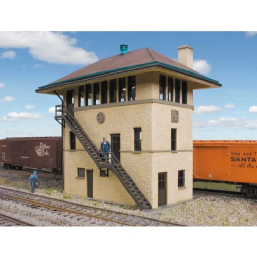 Walthers Cornerstone 933-2983 - ATSF Interlocking Tower - HO Scale