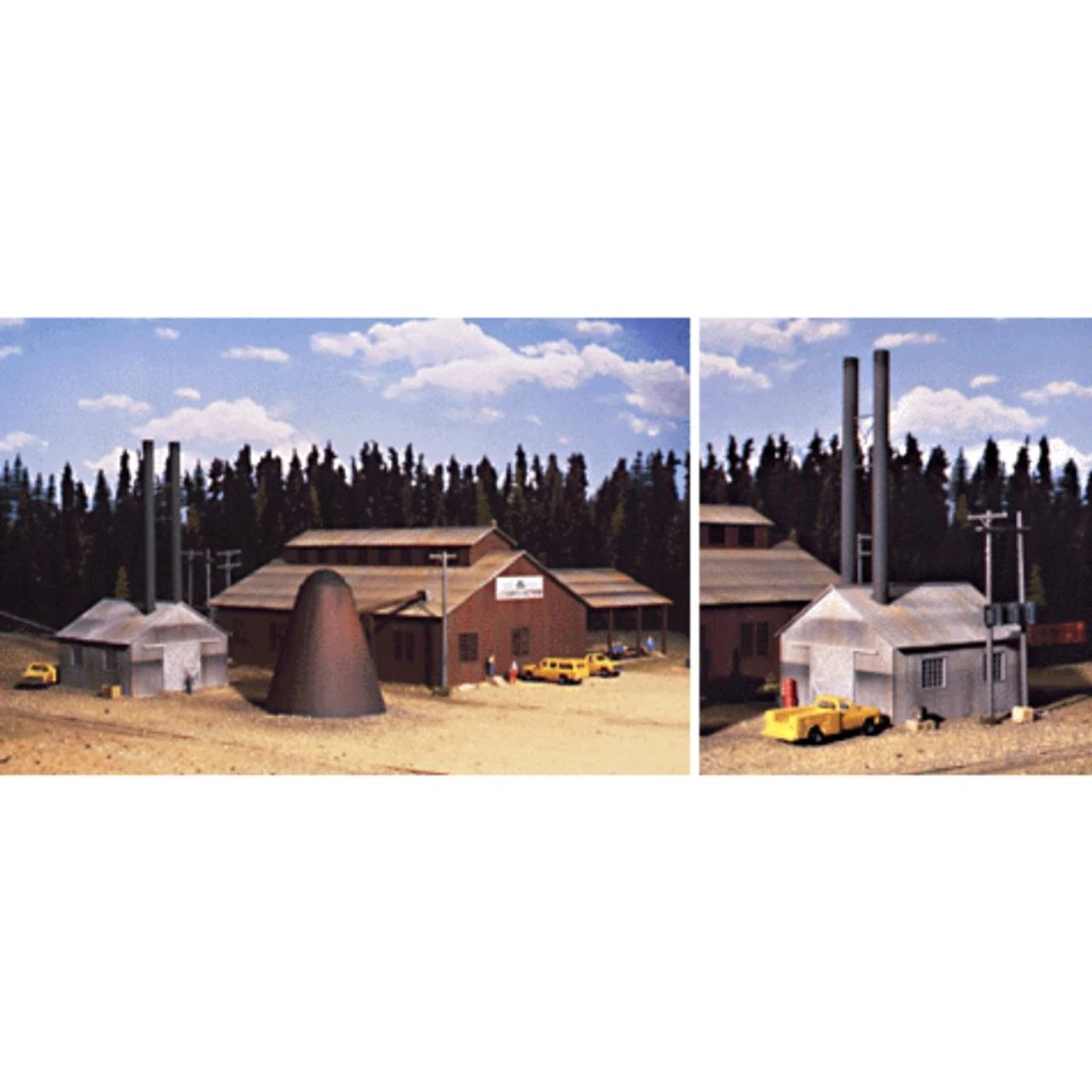 Walthers Cornerstone 933-3058 - Mountain Lumber Sawmill - HO Scale 3 Walthers Cornerstone 933-3058 - Mountain Lumber Sawmill - HO Scale