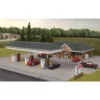 Walthers Cornerstone 933-3537 - Modern Gas Station Kit - HO Scale