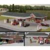 Walthers Cornerstone 933-3538 - Modern Travel Center Kit - HO Scale -Model Train Hub 933 3538 74060.1645224511