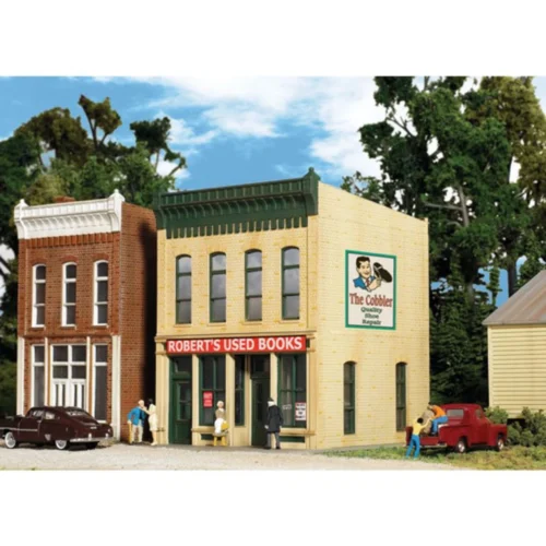 Walthers Cornerstone 933-3659 - Robert's Used Books Kit - HO Scale