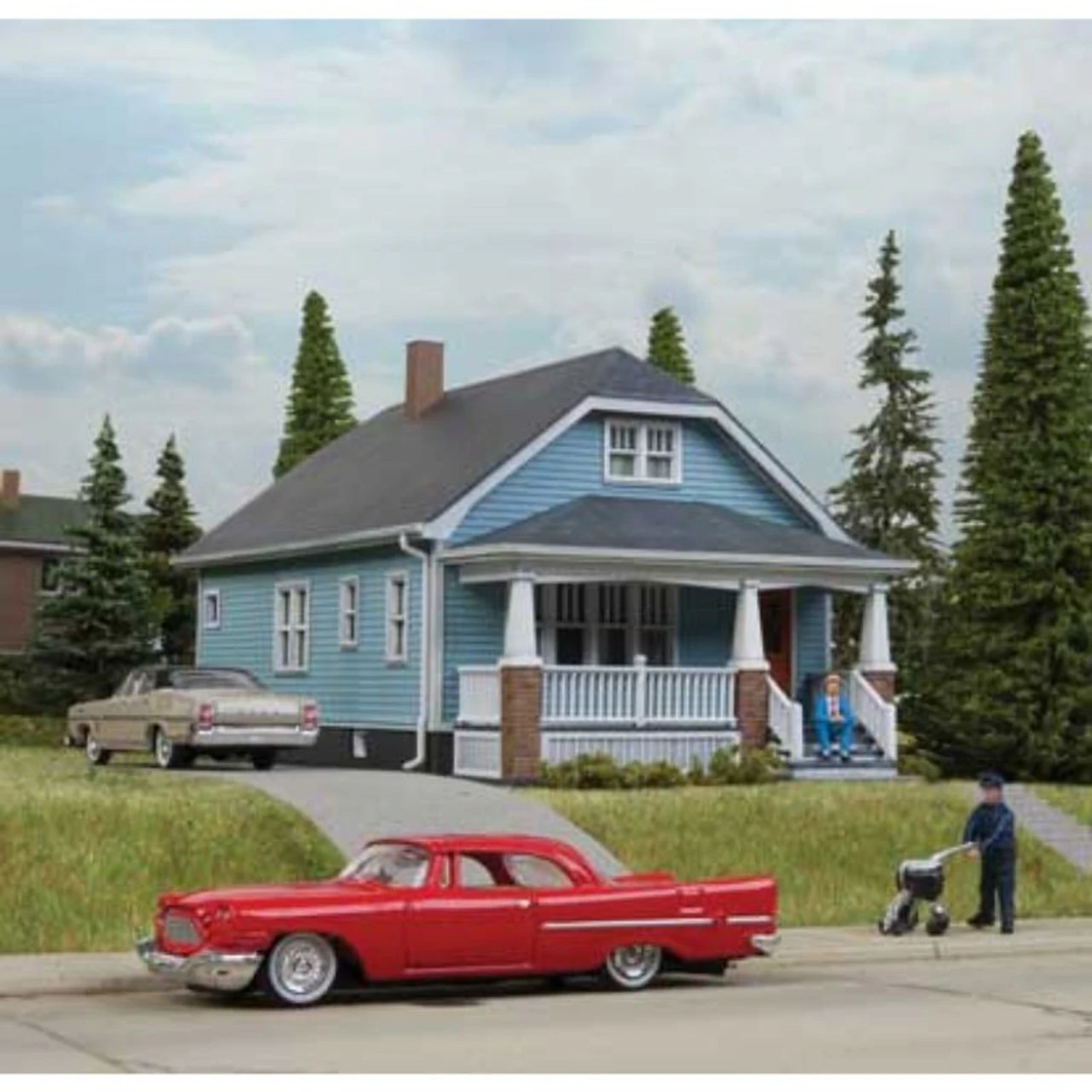 Walthers Cornerstone 933-3787 - American Bungalow Kit - HO Scale 3 Walthers Cornerstone 933-3787 - American Bungalow Kit - HO Scale