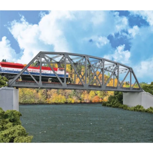 Walthers Cornerstone 933-4522 - Dbl-Trk Prat Arch Trs Bdg - HO Scale