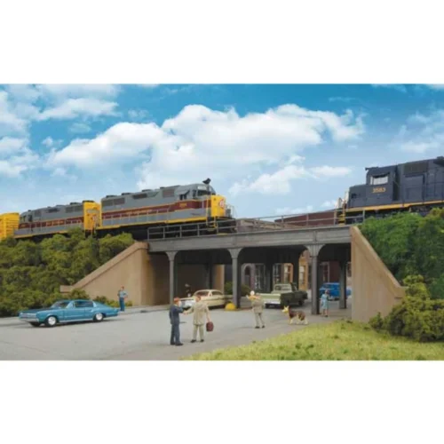 Walthers Cornerstone 933-4561 - Urban Overpass Steel Kit - HO Scale
