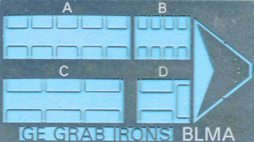 BLMA #95 - Modern Wide Cab GE Grab Irons - N Scale