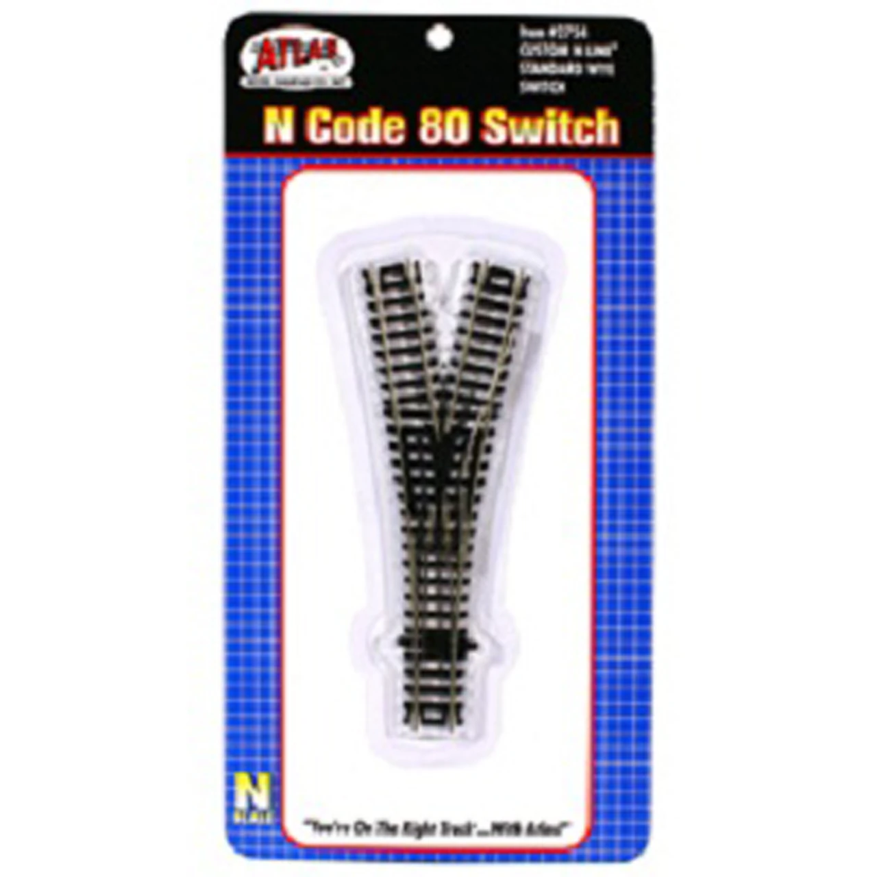 Atlas 2754 -Standard Wye Custom-Line - Code 80 N Scale 3 Atlas 2754 -Standard Wye Custom-Line - Code 80 N Scale