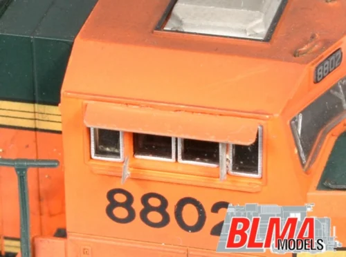 BLMA #16 - Modern EMD Cab Sunshades (4 Pc) - N Scale