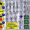 Blair Line 047 - Modern Traffic Signs - N Scale -Model Train Hub BLR047 29410.1671410884