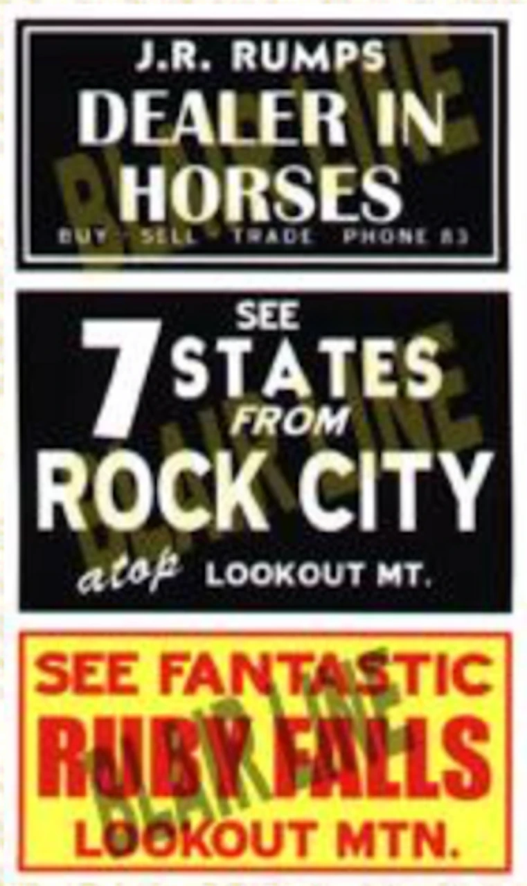 Blair Line 1251 - Barn Sign Set #2 - N Scale 3 Blair Line 1251 - Barn Sign Set #2 - N Scale