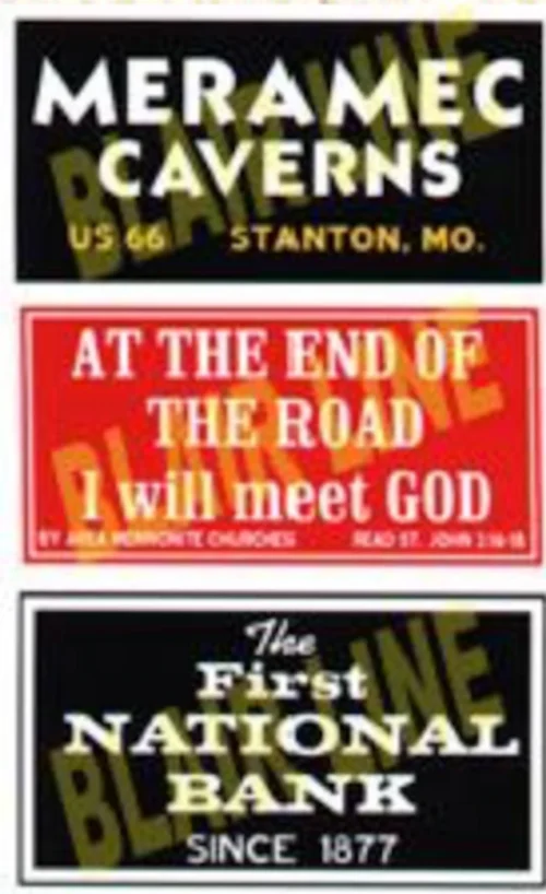 Blair Line 2252 - Barn Sign Set #3 - HO Scale