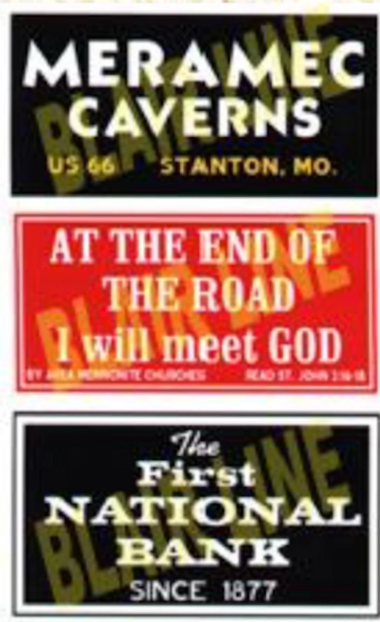 Blair Line 1252 - Barn Sign Set #3 - N Scale 3 Blair Line 1252 - Barn Sign Set #3 - N Scale