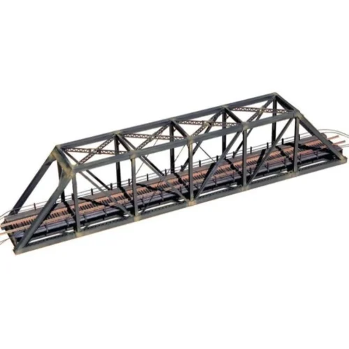 Central Valley 1820 - 150ft Pratt Truss Bridge W/ Walkways - N Scale