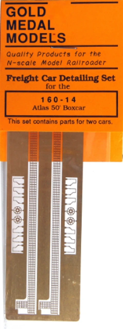 Gold Medal Models 160-14 - Atlas 50' Boxcar Detail Set - N Scale 3 Gold Medal Models 160-14 - Atlas 50' Boxcar Detail Set - N Scale