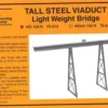 Micro Engineering 75-513 - Tall Steel Viaduct Light Weight, 150ft W/bents - HO Scale 1 Micro Engineering 75-513 - Tall Steel Viaduct Light Weight, 150ft W/bents - HO Scale -Model Train Hub ME75513 19022.1645223454