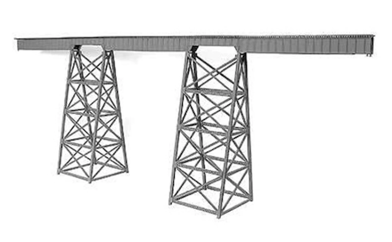 Micro Engineering 75-519 - Tall Steel Viaducts Standard Bridge, 320ft - N Scale 3 Micro Engineering 75-519 - Tall Steel Viaducts Standard Bridge, 320ft - N Scale