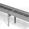 Micro Engineering 75-522 - Thru Girder Bridge, 10-0ft Two Span, Single Track - HO Scale -Model Train Hub ME75522 20020.1645223455