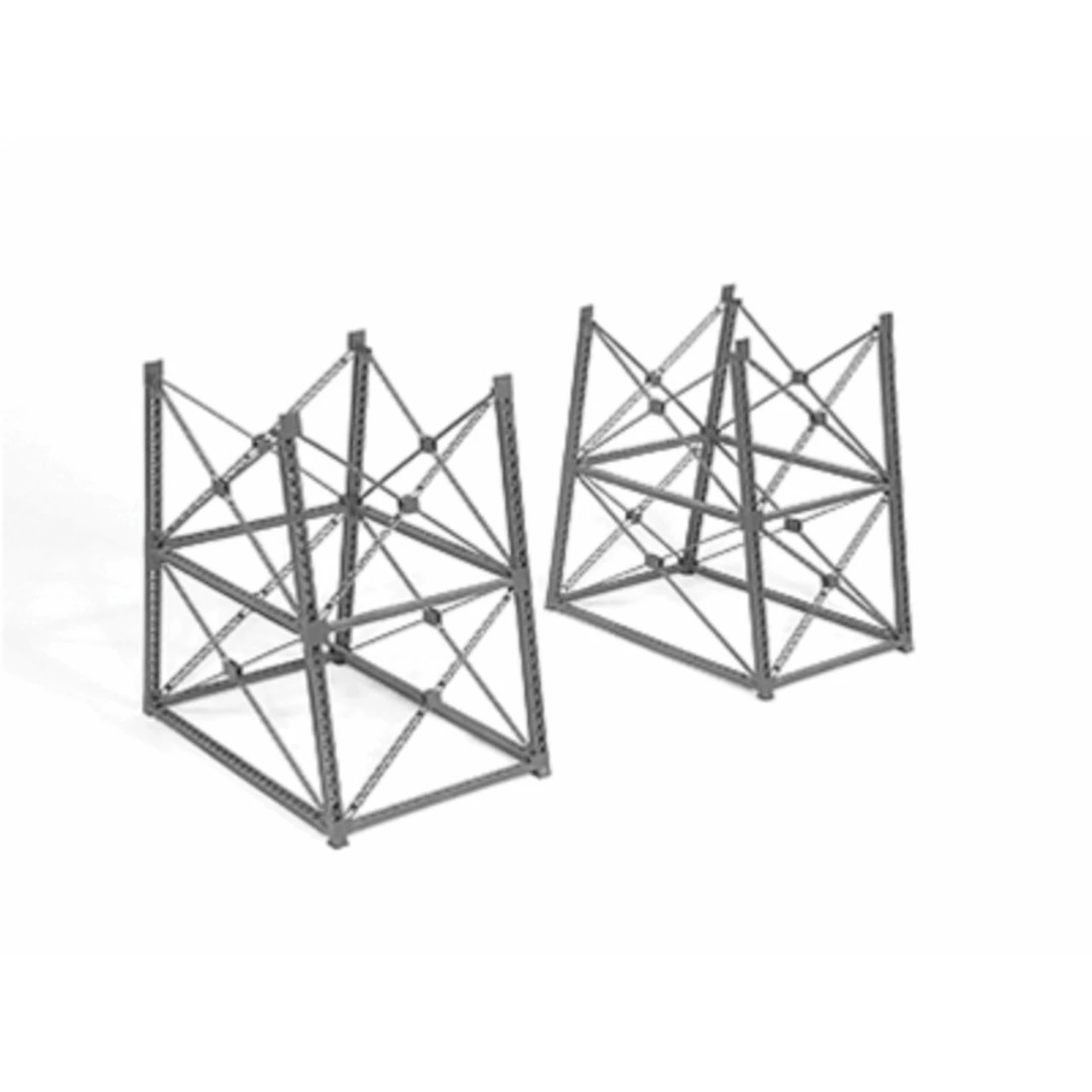 Micro Engineering 75-546 - Tall Steel Viaduct, Height Extension - HO Scale 3 Micro Engineering 75-546 - Tall Steel Viaduct, Height Extension - HO Scale