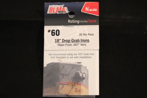 BLMA #60 - 18" Drop Grab Irons (20) - N Scale