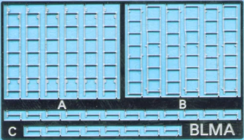 BLMA #400 - Transition Era Freight Car Ladders - N Scale