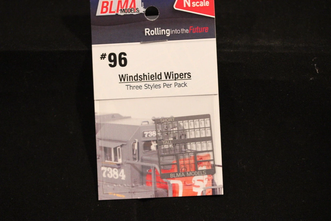 BLMA #96 - Windshield Wipers (3 Styles) - N Scale 3 BLMA #96 - Windshield Wipers (3 Styles) - N Scale