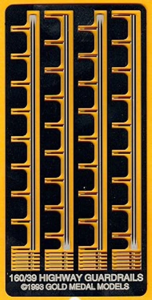 Gold Medal Models 160-39 Highway Guard Rails And Reflectors - N Scale